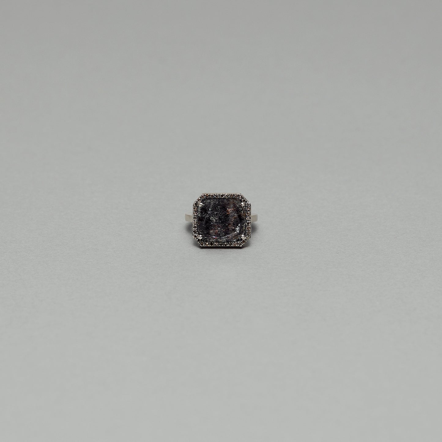 848 Rock Crystal with Tourmaline | One of a Kind Reni Ring