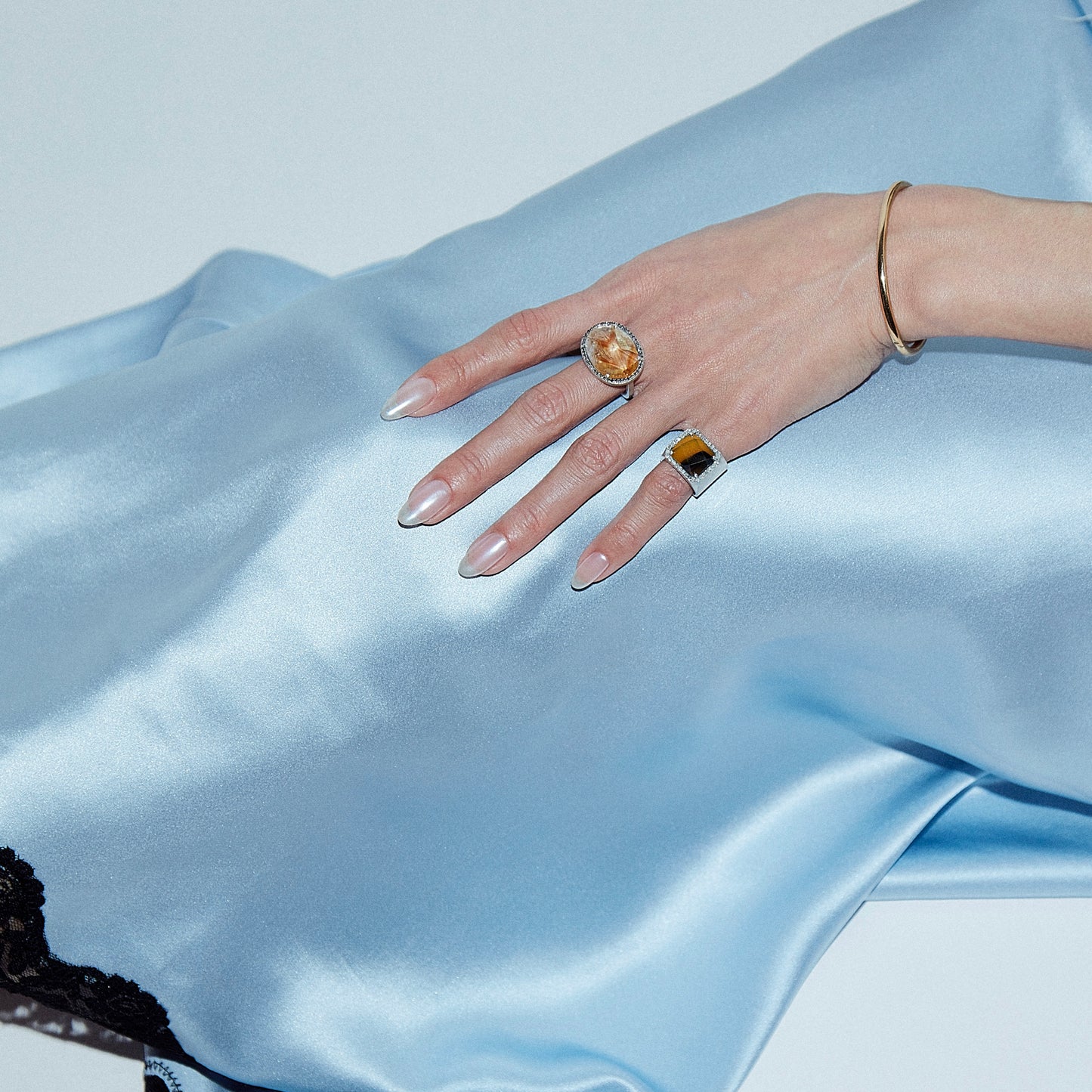 894 Picture Agate | One of a Kind Minya Pinky Ring
