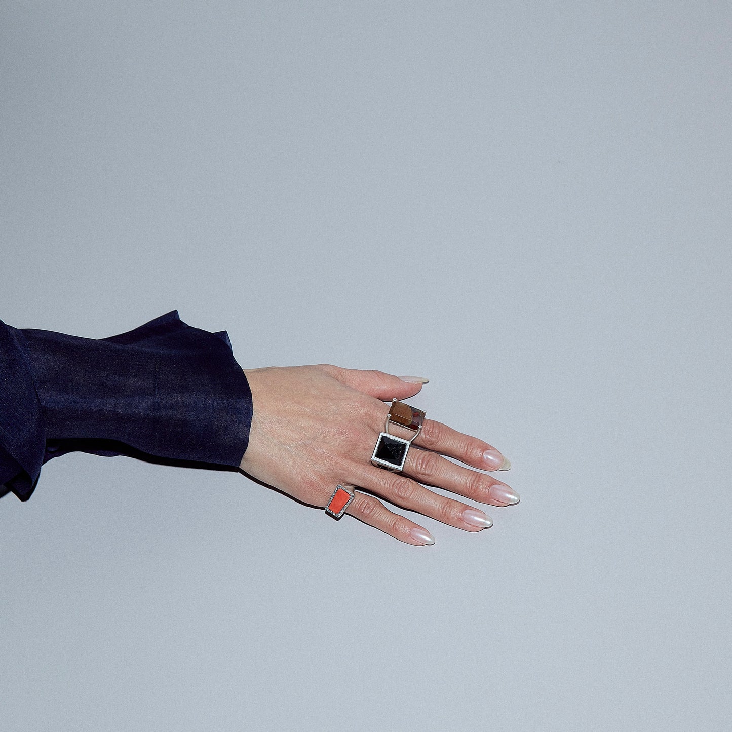 887 Crystallized Onyx | One of a Kind Mibu Ring