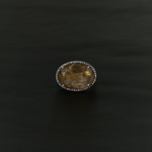 2553 Rutilated Quartz | One of Kind Canan Ring
