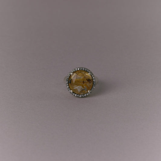2559 Rutilated Quartz | One of Kind Canan Ring