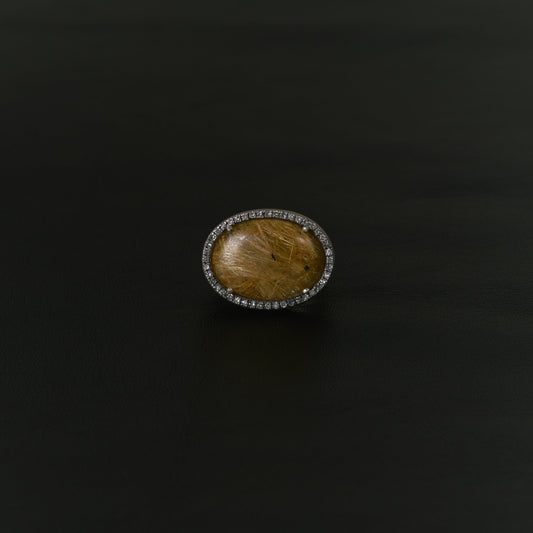 2561 Rutilated Quartz | One of Kind Canan Ring