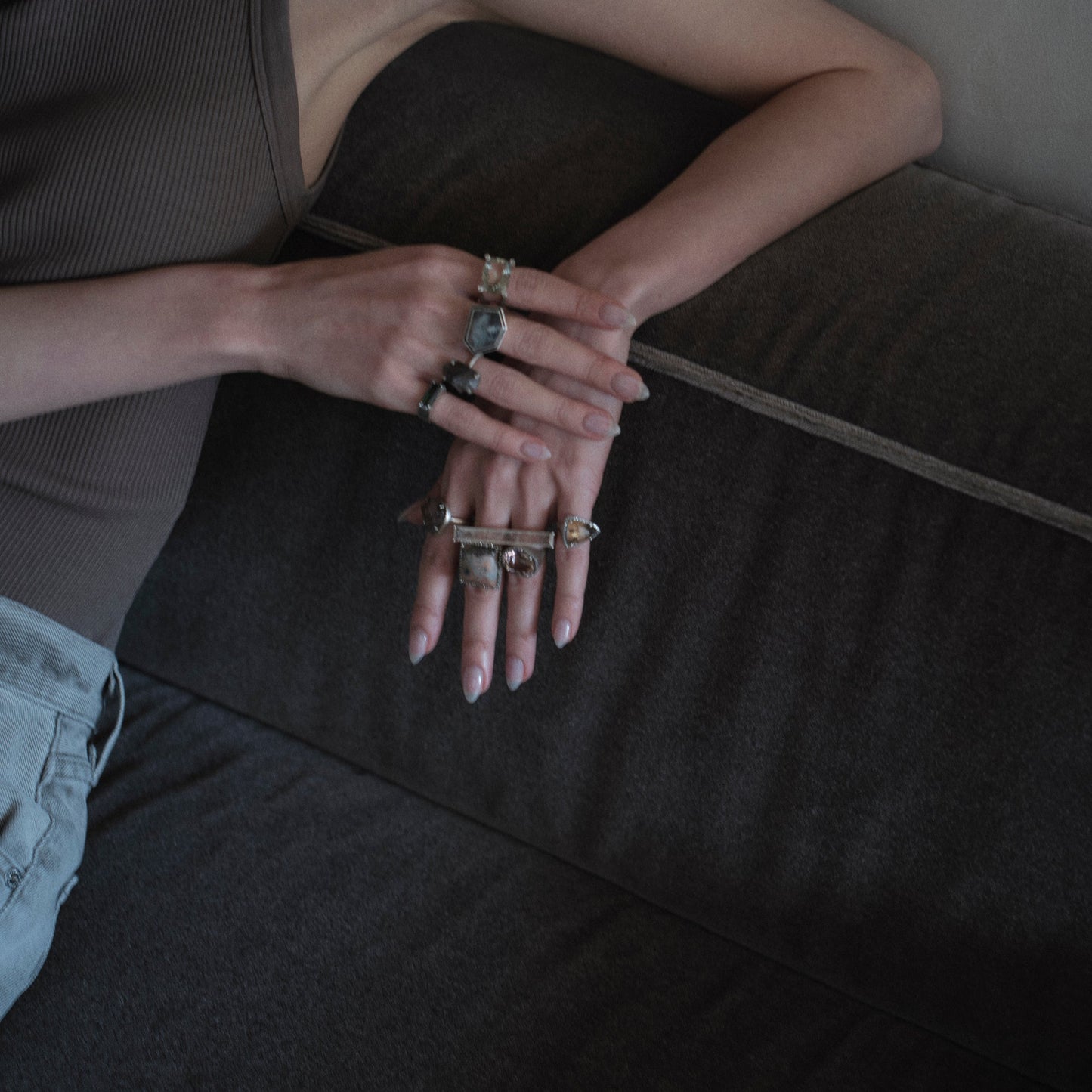 1645 Green Amethyst| Nini Ring