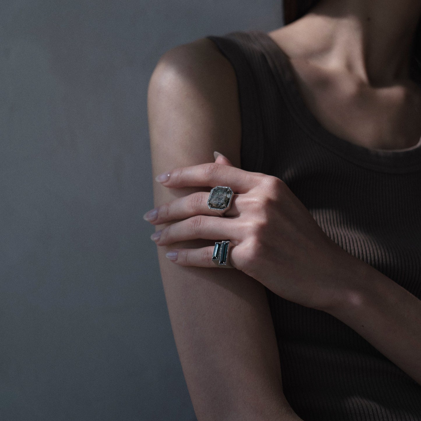 1637 Tourmaline | Minya Pinky Ring
