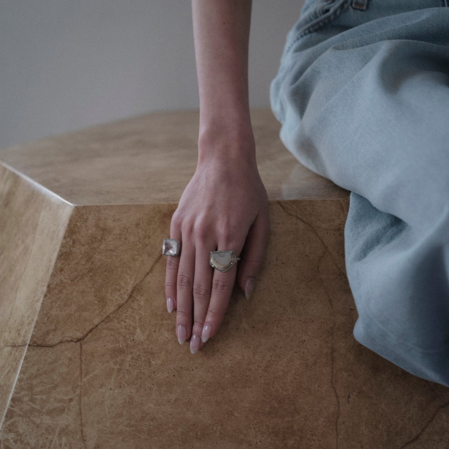 1573 Rock Crystal | One of a Kind Canan Pinky Ring