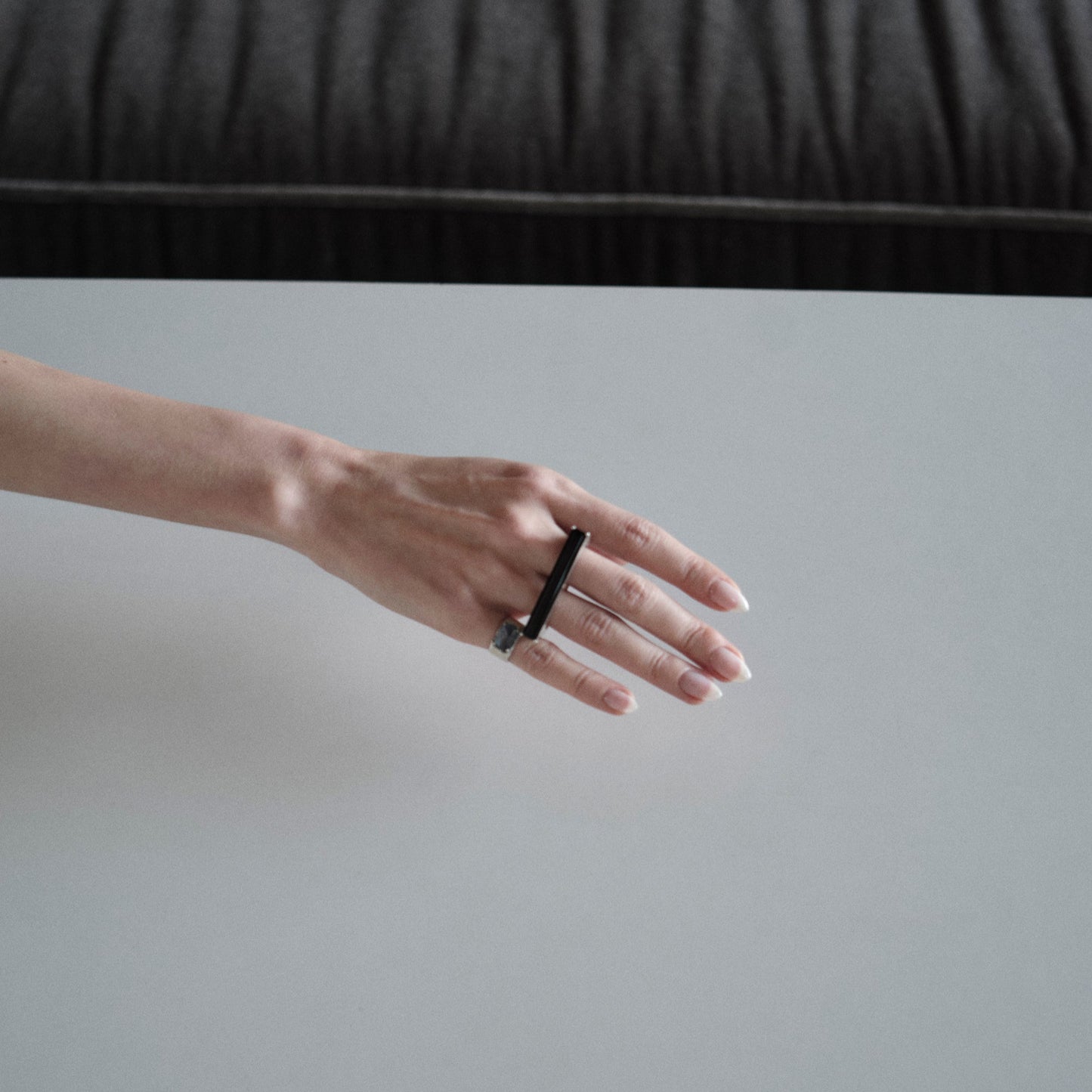 1665 Onyx | Double Ring