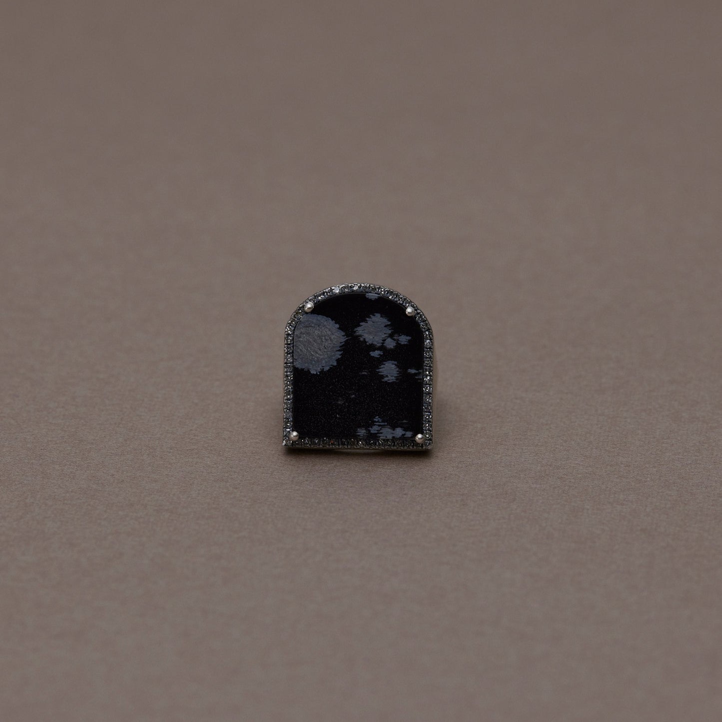 1570 Snowflake Obsidian | One of a Kind Canan Ring