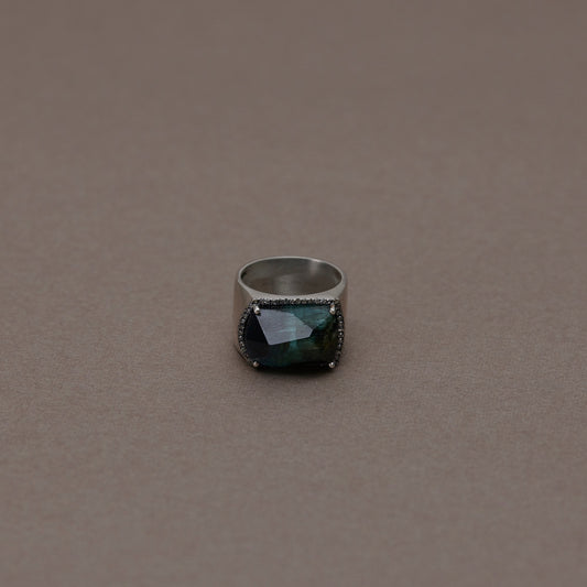 1635 Indigo Tourmaline | One of a Kind Minya Pinky Ring