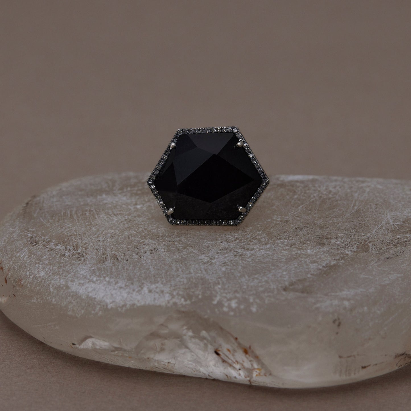 1571 Black Tourmaline | One of a Kind Canan Ring