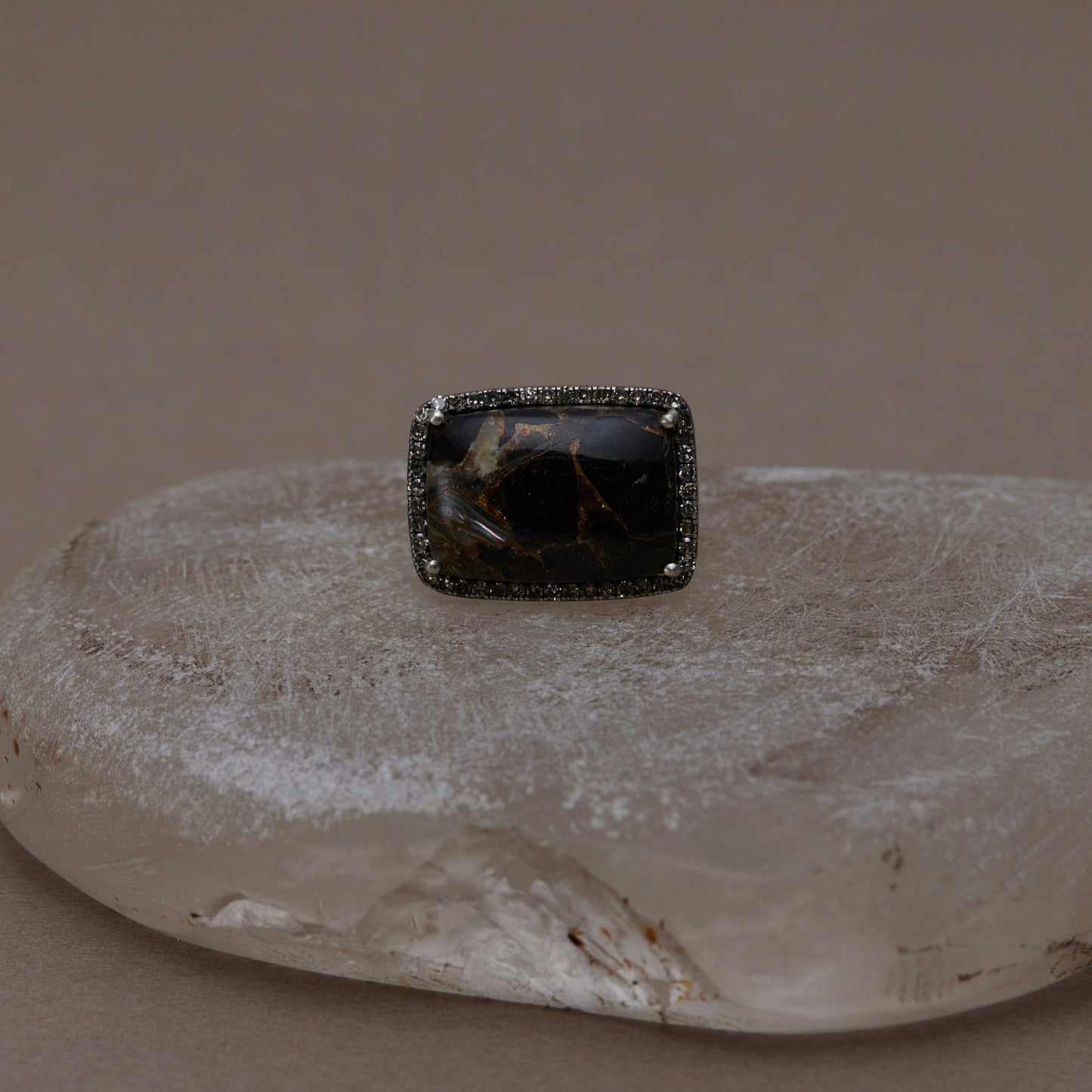 1623 Black Turquoise | One of a Kind Reni Ring
