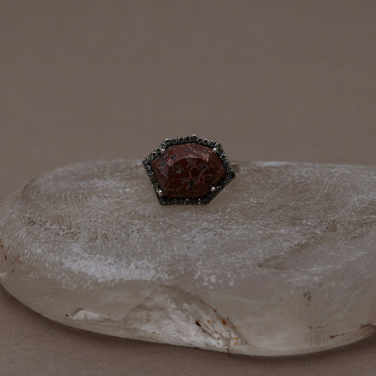 1625 Copper in Red Jasper | One of a Kind Reni Ring