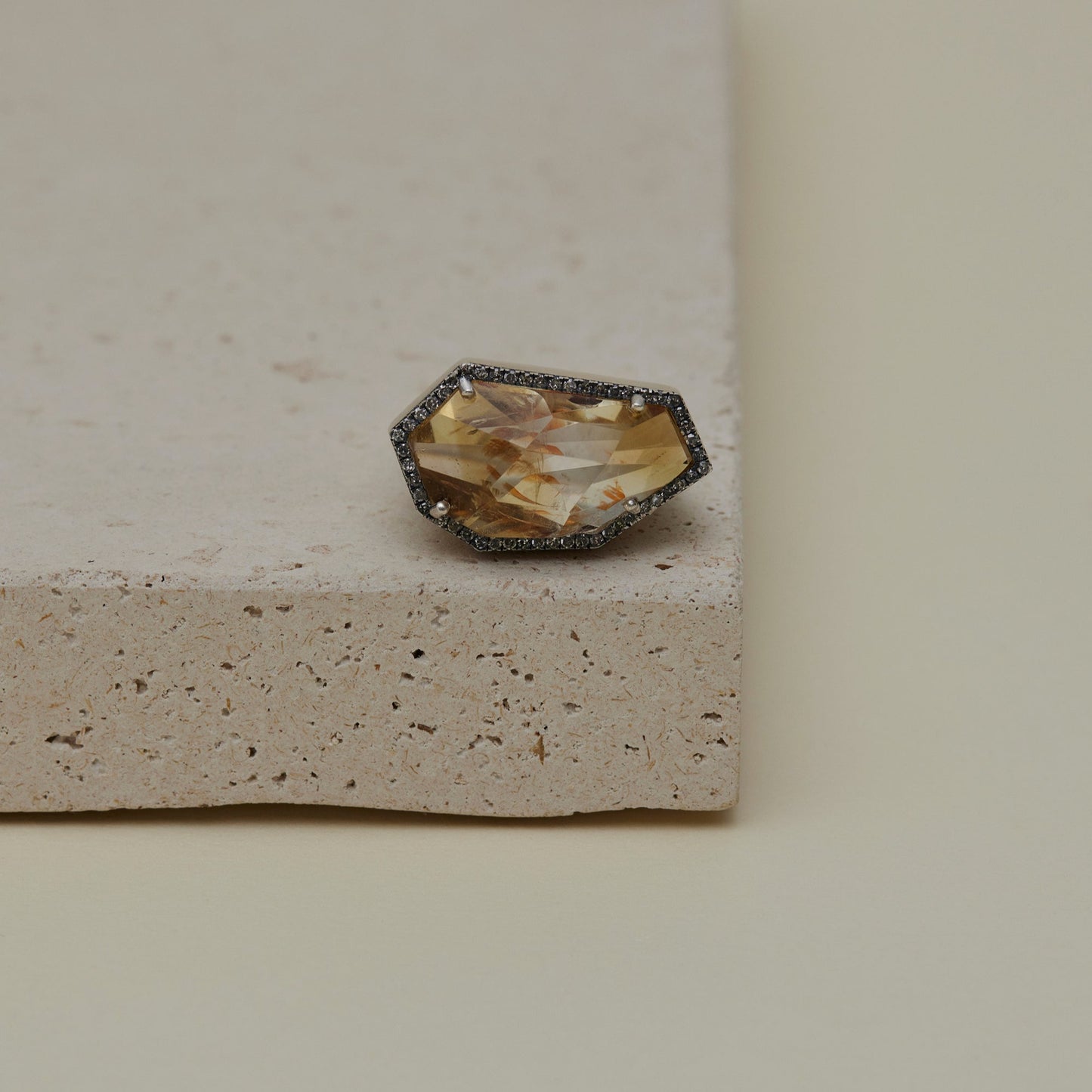 1535Limonite in Citrine | One of a Kind Canan Ring