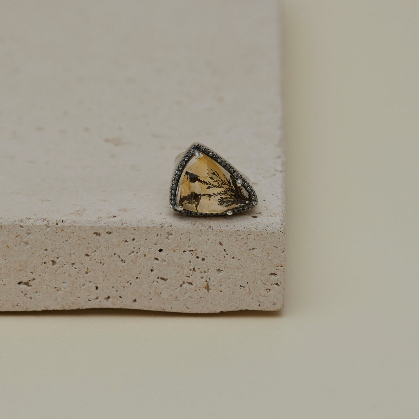 1578 Dendrite Quartz | One of a Kind Canan Pinky Ring