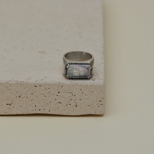 1633 Fluorite | One of a Kind Minya Pinky Ring