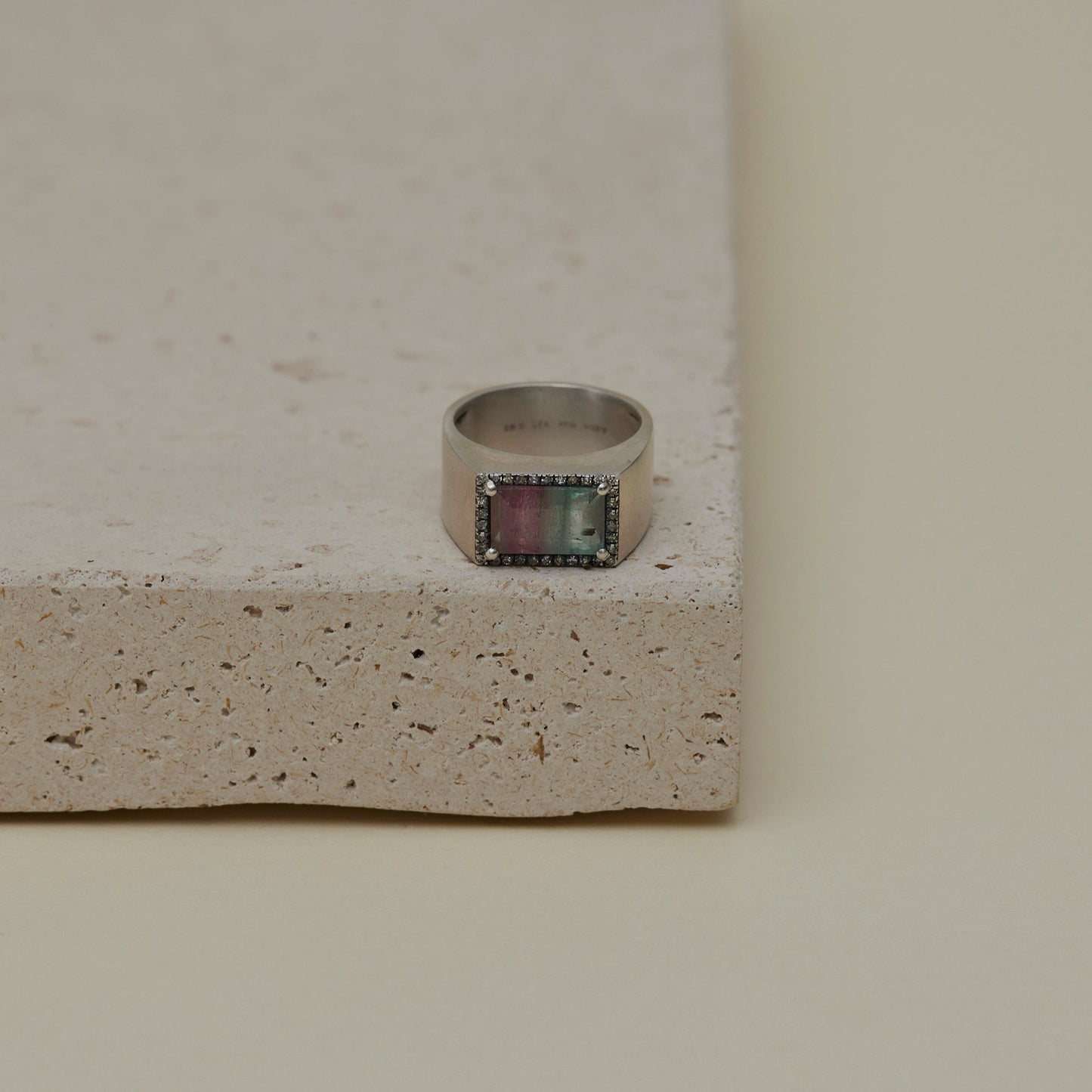 1632 Tourmaline | One of a Kind Minya Pinky Ring