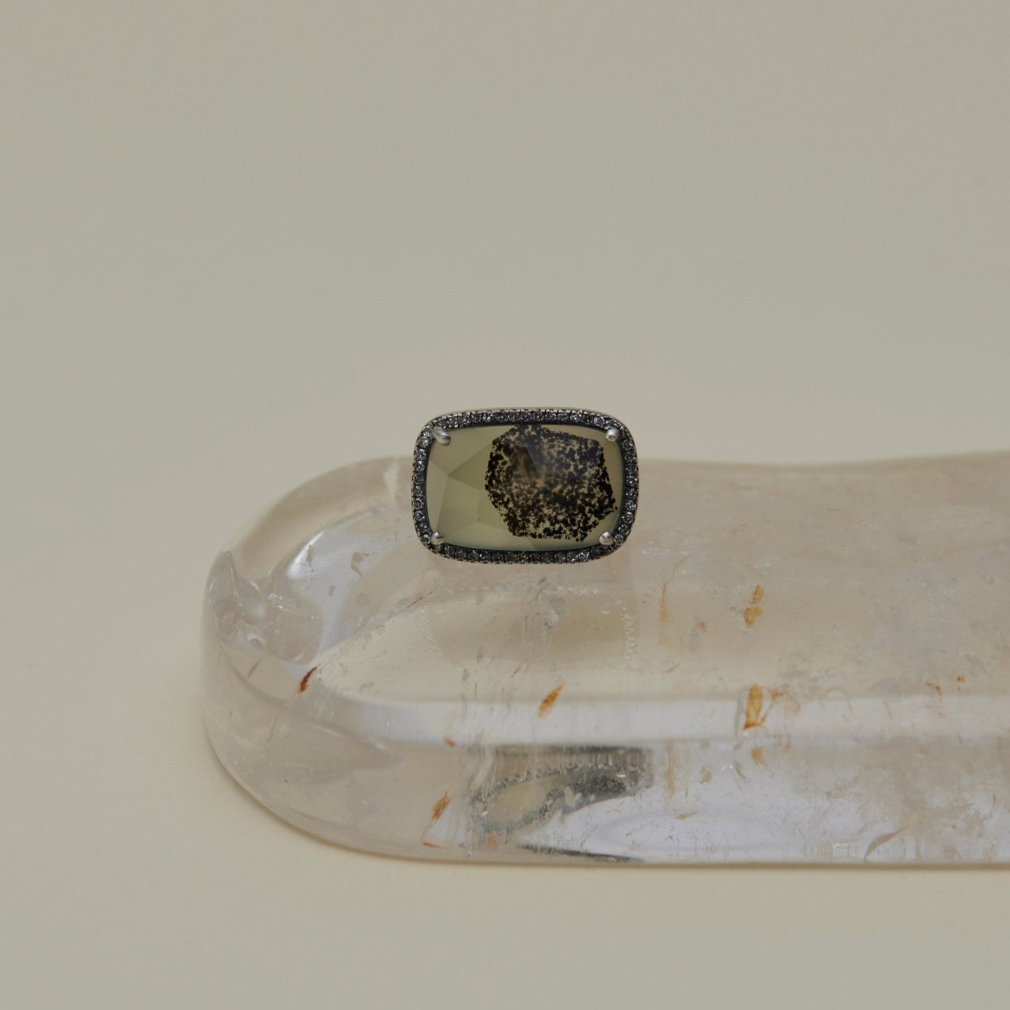 1594 Dendrite Agate | One of a Kind Canan Pinky Ring
