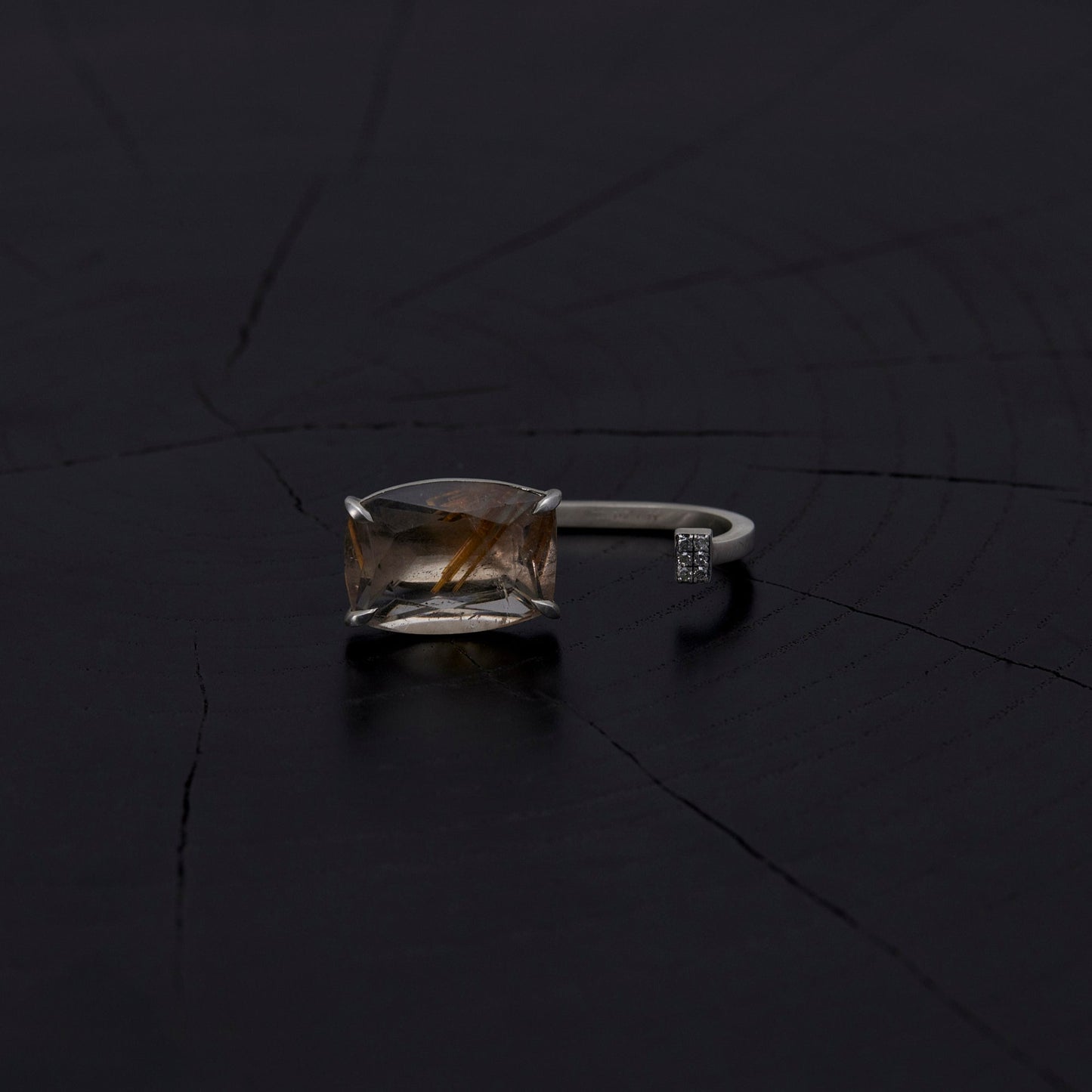 1646 Rutilated Quartz | One of a Kind Mare Ring