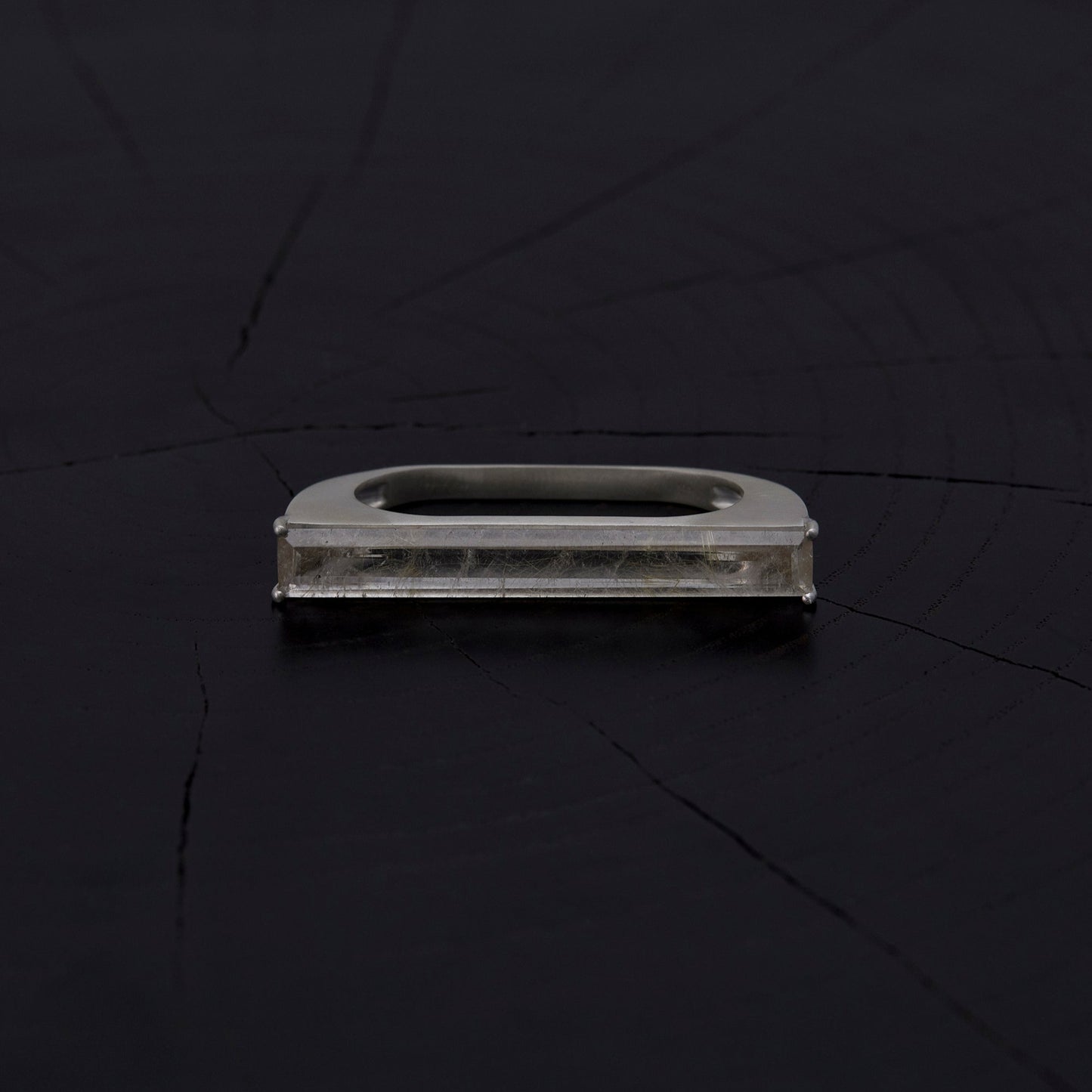 1664 Rutilated Quartz | Double Ring