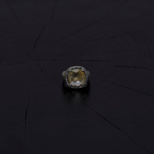 1595 Rutilated Quartz | Canan Pinky Ring