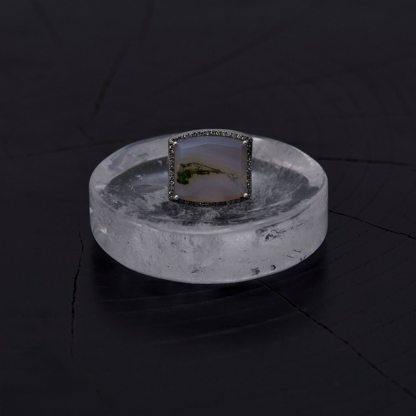 1558 Moss Agate | One of a Kind Canan Ring