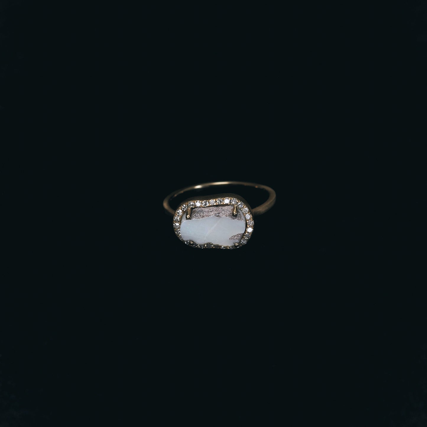 1783 Opal | K18YG One of a Elia Ring