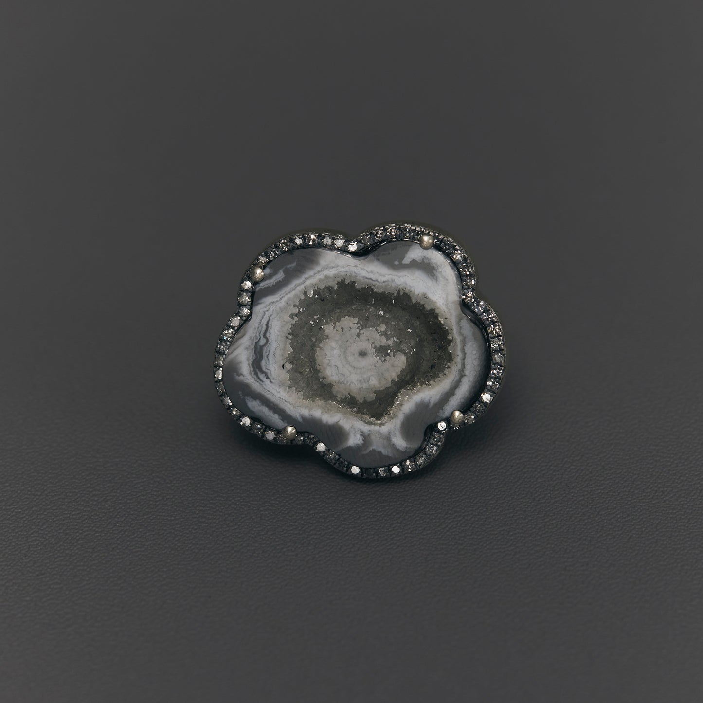 1707 Crystallized Agate | One of a Kind Canan Ring
