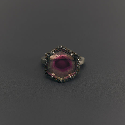1740 Watermelon Tourmaline | One of a Kind Reni Ring
