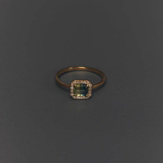 1845 Windsor Sapphire | K18YG One of a Elia Ring