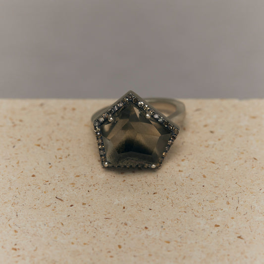 1737 Garden Quartz | One of a Kind Reni Ring
