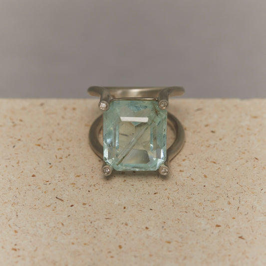 1766 Aquamarine | One of a Kind Nini Ring