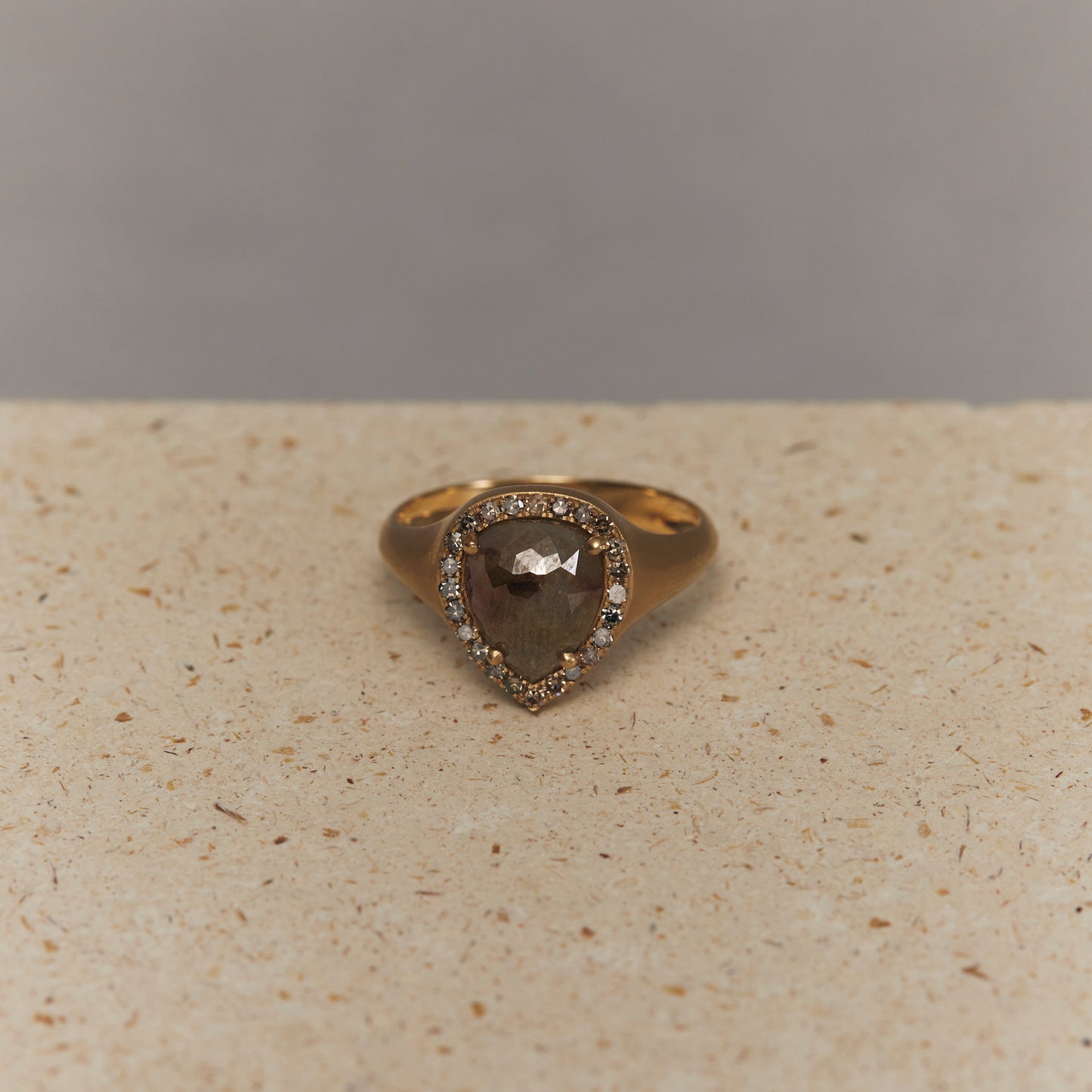 1795 Rose Cut Diamond | K18YG One of a Katia Ring