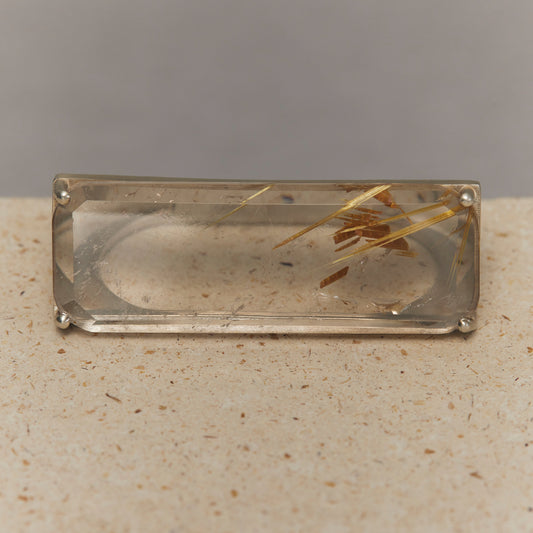 1782 Rutilated Quartz | One of a Double Ring