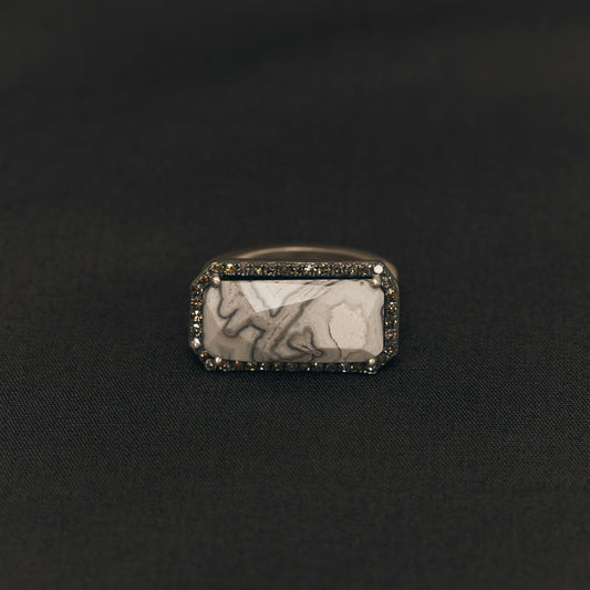 1753 Lace Agate | One of a Kind Reni Ring