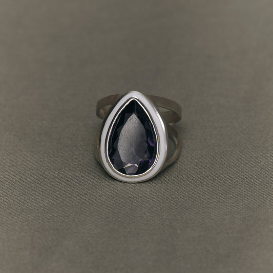 1826 Iolite | One of a Kind Mibu White Ring