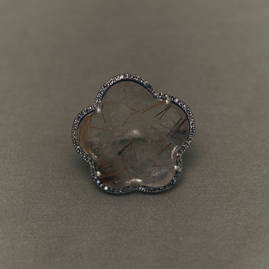 1853 Rutilated Quartz | One of a Kind Reni Ring