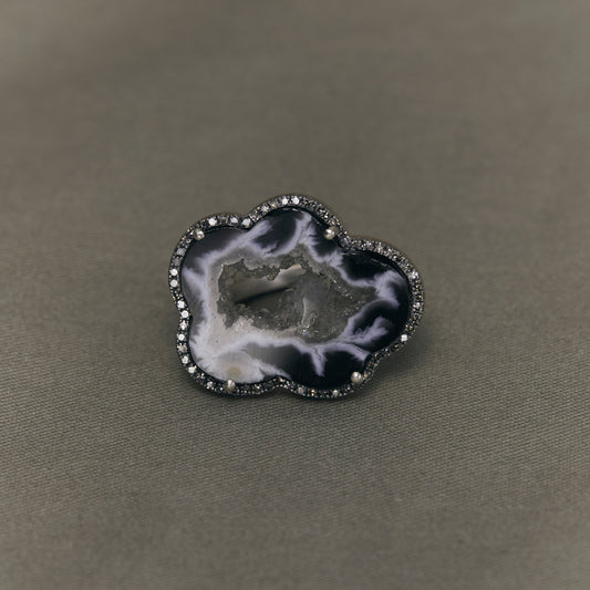 1857 Crystallized Agate | One of a Kind Reni Ring