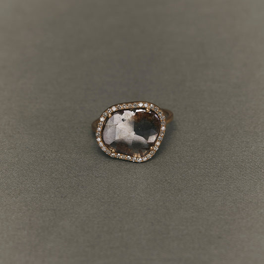 1839 Slice Diamond | K18YG One of a Elia Ring