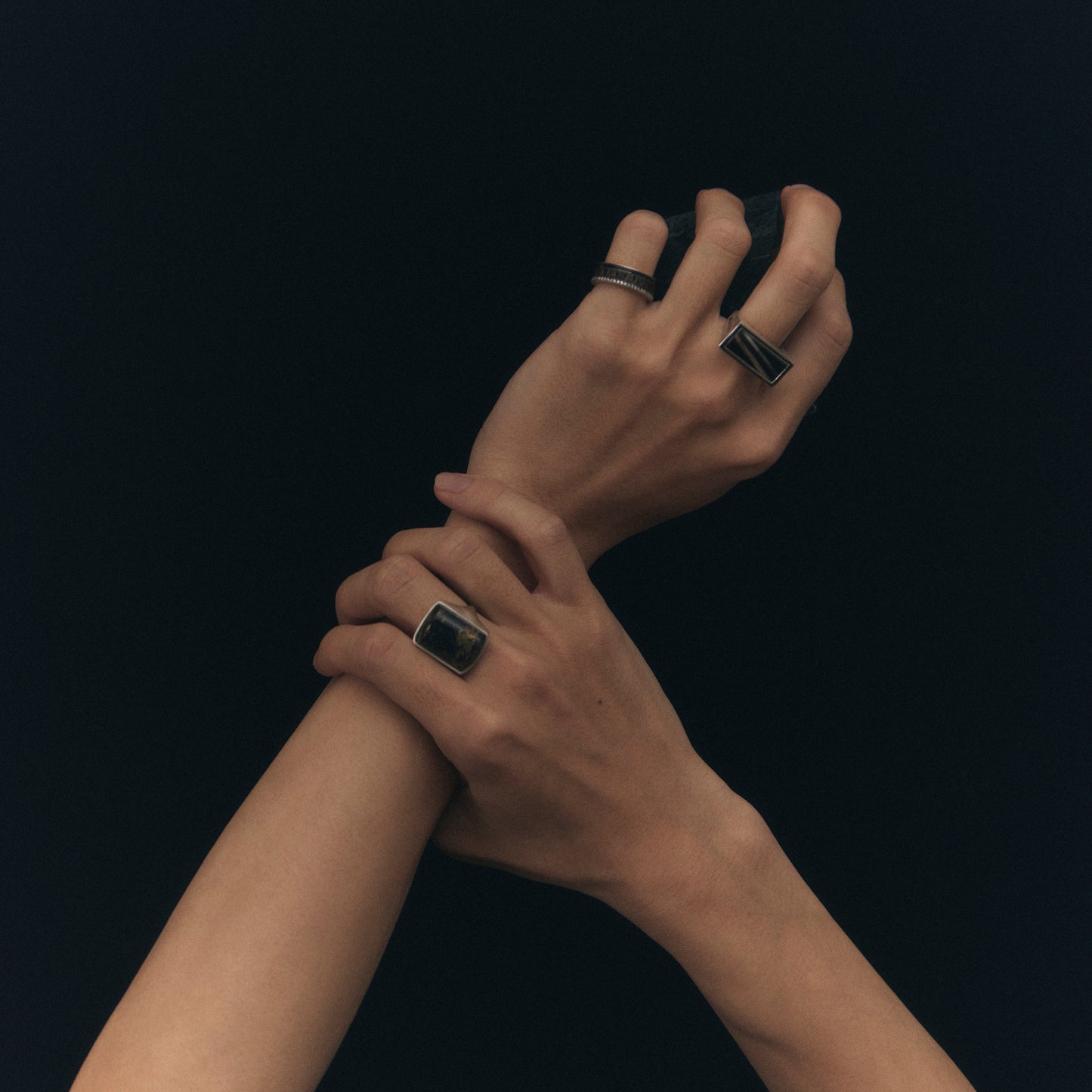 1873 Onyx | One of a Kind Mibu Black Ring