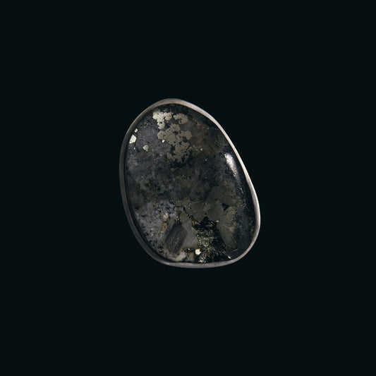 1862 Shungite | One of a Kind Gimel Ring