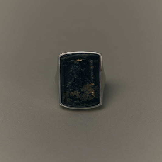 1863 Magnetite | One of a Kind Gimel Ring