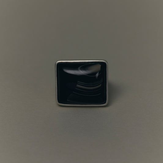 1865 Onyx | One of a Kind Gimel Ring