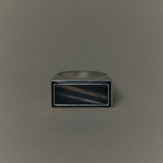 1873 Onyx | One of a Kind Mibu Black Ring
