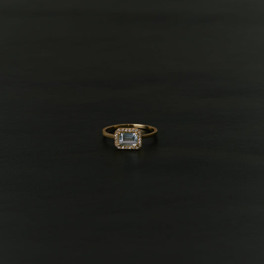 2666 Aquamarine | One of a Kind Elia Ring