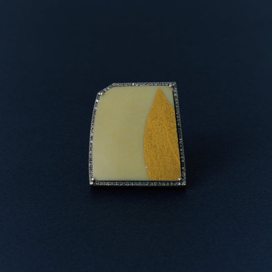 2681 Kutani porcelain 錦山窯 | One of a kind Canan Ring