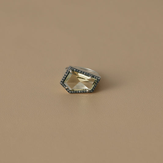 2377 Lemon Quartz | One of Kind Canan Pinky Ring