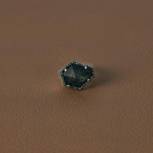 2336 Indigo Tourmaline | One of Kind Canan Ring