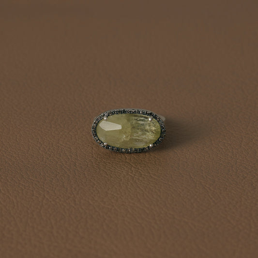 2439 Brazilianite | One of a Kind Reni Ring
