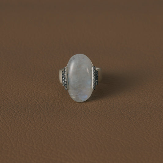 2464 Moon Stone | One of Kind Adlin Ring