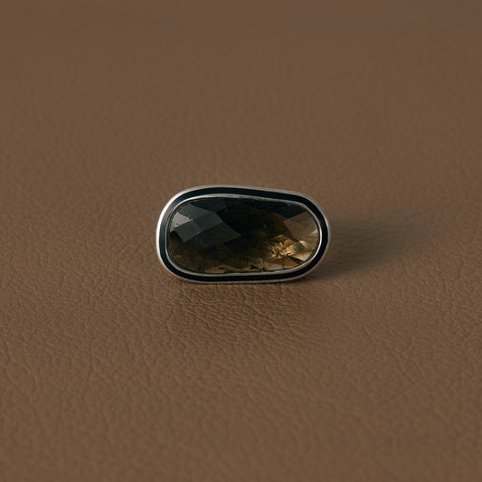 2499 Tourmaline | One of a Kind Mibu Black Ring