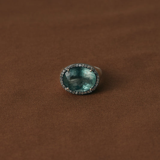 2346 Moss Aquamarine | One of Kind Canan Ring